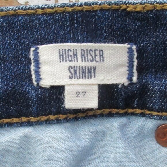 MADEWELL Jeans Size 27 High Riser Skinny Blue Denim - Picture 13 of 14